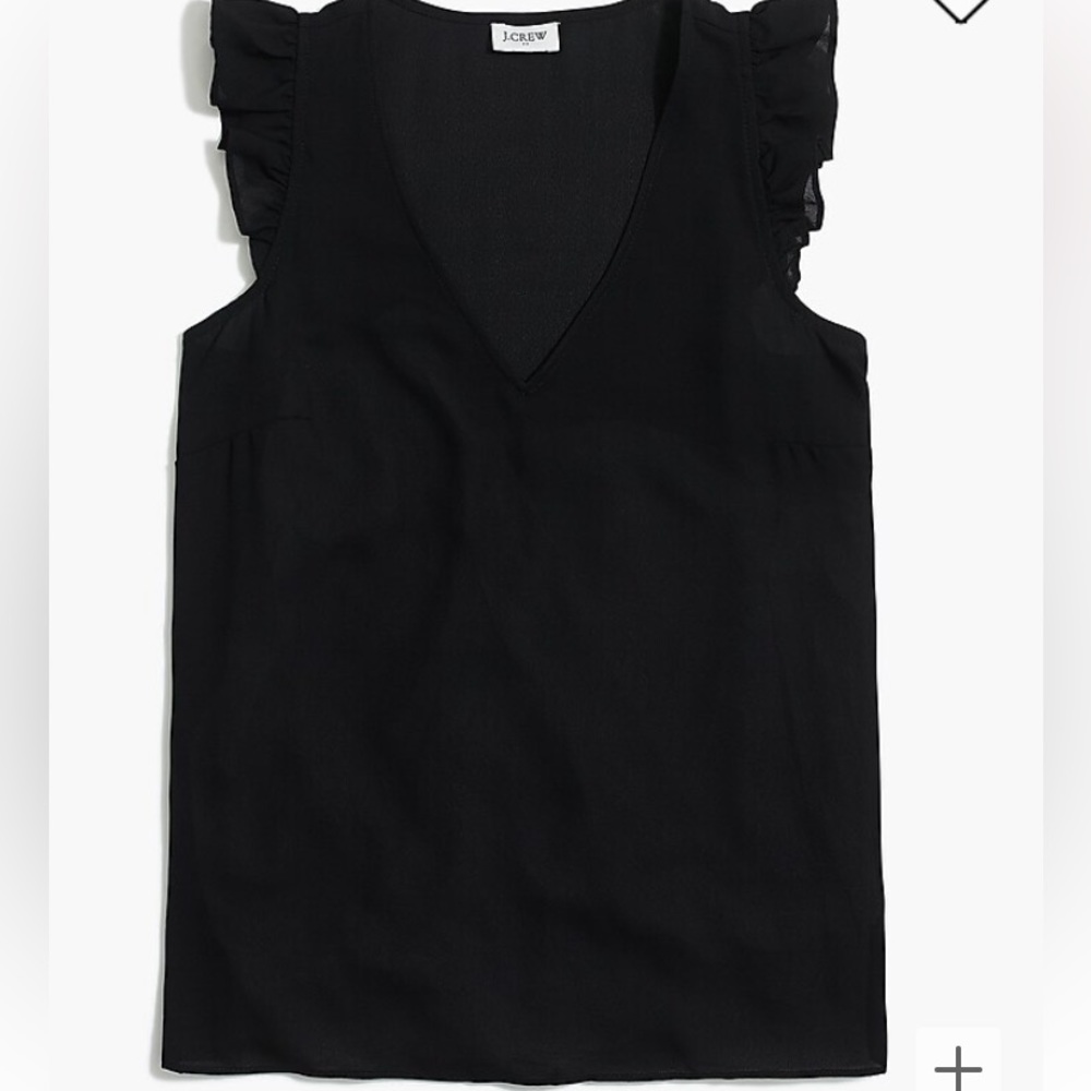 NWT JCrew ruffle top size 10